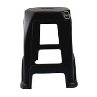 Nivalmix-Banqueta Nova de Plastico - Preto - 1089 - Usual Utilidades-2518470